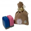 Gift Set for School Reopen Kit | Christmas | Birthday | Teacher’s Day – 2 x Customised Pre-Inked Name Stamp with Gift Pouch